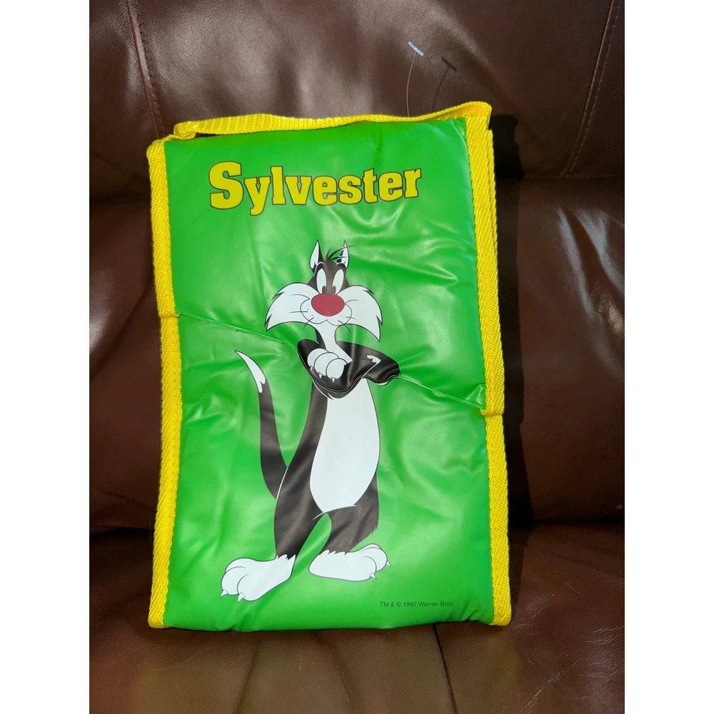 Vintage 1997 Thermos Sylvester the Cat Looney Tunes Insulated Soft‎ Lunch Bag